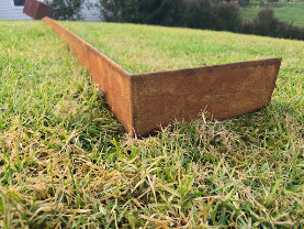 Rust Society Two-Fold Garden Edging Corner